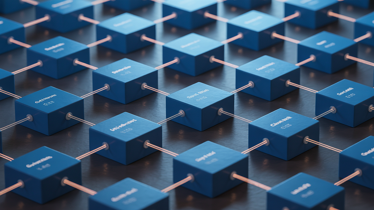 JSON-LD data visualizations forming a knowledge graph.